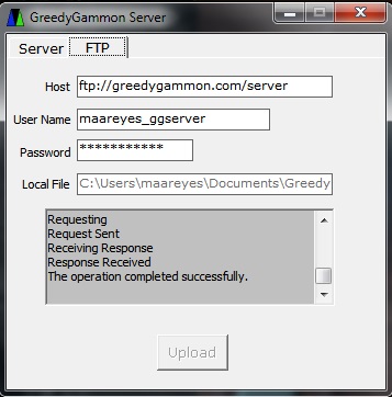 greedygammon server ftp